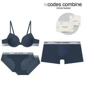 [롯데백화점]코데즈컴바인 이너웨어 블루그레이브라+팬티2+드로즈커플세트CEWBRBPBPDR961BG