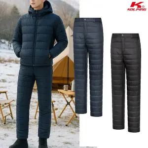 [콜핑] 남성 겨울 웰론 퀄팅 패딩 등산 바지 KSC957TP9M