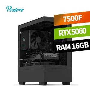 피씨스토어 AMD 베스트 발로란트 게이밍PC 라이젠5 7500F RTX5060 (16GB, M.2 500GB)