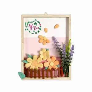 토단교재 원목 봄맞이 액자만들기 (1인세트)