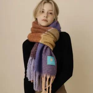 [롯데백화점]루이까또즈 빅사이즈 도톰 머플러 스톡홀름 바이올렛 2CHW480VI
