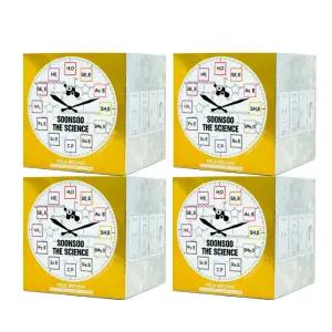 순수 염색약 밀크브라운 4박스 더살롱 최신상 사이언스 염색제 새치 커버 셀프염색