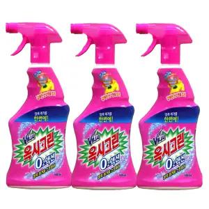 옥시크린 오투액션 얼룩제거제 스프레이 500ml 3개 세탁보조제