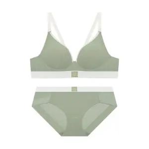 매장정품 코데즈컴바인 드리밍 볼륨 노와이어 햄팬티 세트_라이트카키