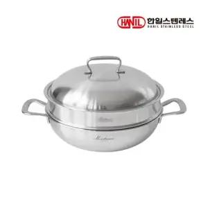 몬트렉스 316 통5중 궁중 찜기+전골 냄비 28cm 파티웍세트