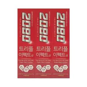 2080 트리플이펙트치약 스트롱민트 120g 3입