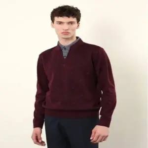 [롯데백화점]인디안 롯데창원인디안/가을분위기물씬 이중카라니트MITBP4F8211