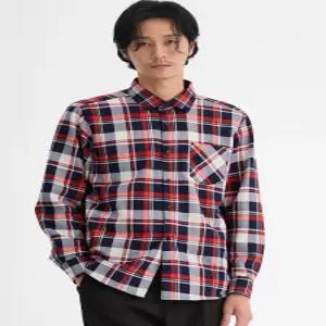 [비에프엘]캐쥬얼 기모 체크 남방_R