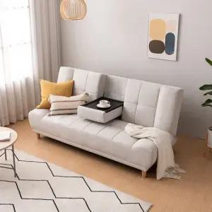 [GS단독특가] 삼익가구 마일즈 3인용 아쿠아텍스 접이식 소파