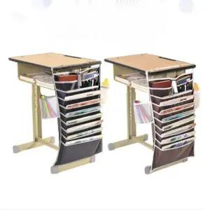 책상 정리함 책꽂이 수납 트롤리 사이드포켓 사이드포켓 책상트롤리 책꽂이트롤리 책가방걸이