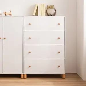 [삼익가구]꼬모 베이비장 800 4단 서랍장 수납장