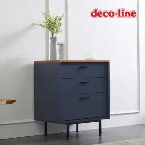 데코라인 코넬 포엠 600 3단 협탁 DTH011C (착불)