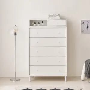 보루네오 마르체 폴라 E0자재 5단 서랍장 800+틈새 선반 수납장 BOW530C (착불)