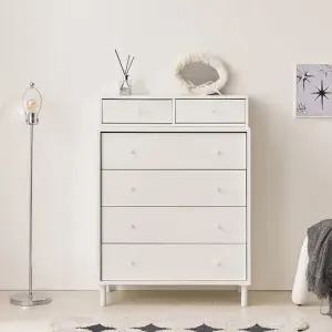 보루네오 마르체 폴라 E0자재 4단 서랍장 800+틈새 선반 수납장 BOW528C (착불)