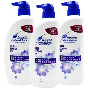 헤드앤숄더 두피 토탈 솔루션 퍼퓸 프레쉬 520ml 3개