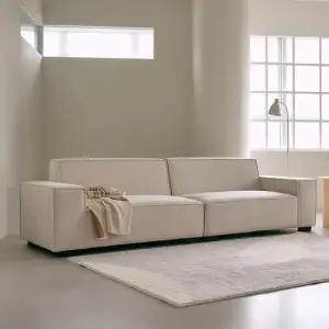 휴먼앤퍼니처 포엘 아쿠아텍스 패브릭 4인용 소파 GHM132