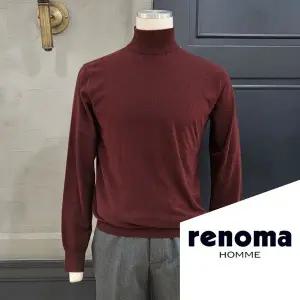 갤러리아 레노마 25FW 신상 부드러운 버건디 반목티 RRCIKT96A