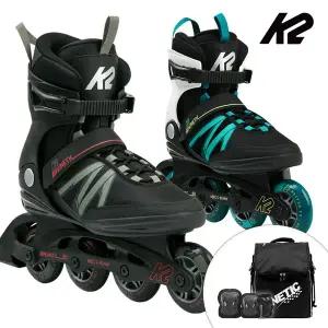 [케이투스케이트]성인 인라인스케이트 K2 키네틱 80 모음 성인용 인라인+가방+보호대 신발항균건조기 휠...