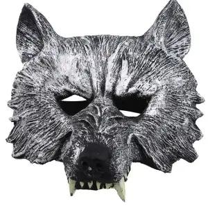 검정색 늑대 인간 가면 탈 마스크 영화 드라마 키덜트 할로윈 문구 이벤트 특별한날 파티 연극 특별한날
