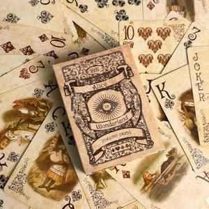 앨리스 빈티지 크리에이티브 플레잉 카드 가족 게임 파티 모임 및 컬렉션용 표준 카드 덱