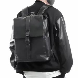 가죽레더 남자여행용 백팩 노트북 후크 2중 잠금 백팩