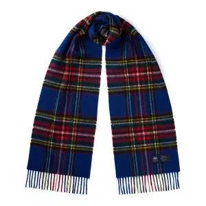 [아브라함 문]아브라함문 메리노울 머플러 25cm - 블루 스튜어트