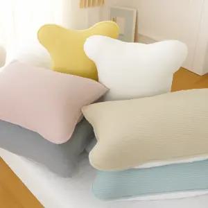 순면 피그먼트 밴딩 베개커버 4060 국산 항균 누빔