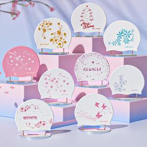 패션 수영 모자 여성 실리콘 방수 긴 머리 특수 성인 귀 보호 위한