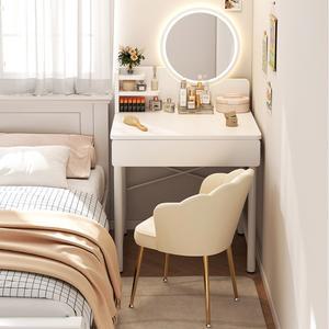 틈새 공 장대 데스크 입식미니화장대 책상겸화장대 led 화장대서랍장 벨린 거울