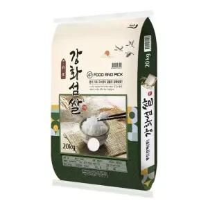 햇쌀푸드 25년 강화섬쌀 20kg 상등급 밥맛좋은쌀_ w