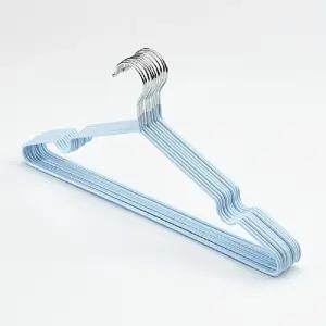 ABM논슬립코팅옷걸이대10개입블루/옷걸이/다용도/상하의/여성/옷가게/여성용/논슬립/남성/상의/옷장/논슬림
