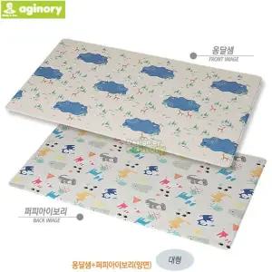 (대형) 아기노리 놀이방 매트 옹달샘 퍼피 아이보리 양면/유아/놀이/쿠션/유치원/어린이/유아동/층간소음