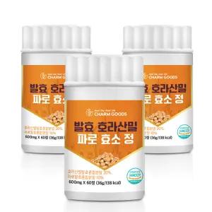 호라산밀 파로 발효 당효소 난소화성 식이섬유 복합물 효능 60정 3개