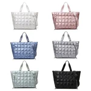 [콩심팥심]코지앤해피 퀼팅 패딩백 패딩 보부상 겨울 누빔 가방 구름가방