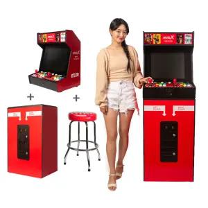 SNK 네오지오 MVSX_울트라 COMBO-II 홈 아케이드 게임기 (홈아케이드본체 +DIY베이스 +전용의자)