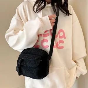 [콩심팥심]여성 여행 용 미니 크로스 백 핸드폰 가방 블랙 가벼운크로스백