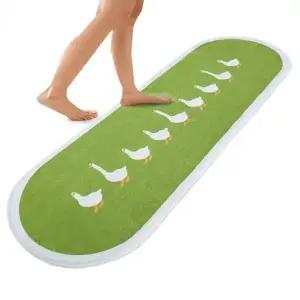고품질 발매트 거실 오리가족 대형 침실 욕실매트 극세사 (WD95278)
