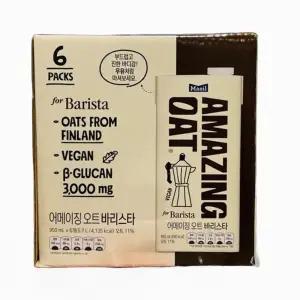 매일유업 어메이징 오트 바리스타 950ml 6팩 귀리 오트밀 우유