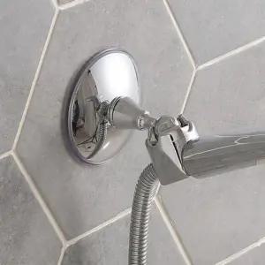 고품질 거치대 샤워기 헤드 각도조절 흡착 초강력 걸이 홀더 (WD957F4)