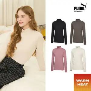 [푸마 바디웨어] 여성 웜셀 모크넥 긴팔티셔츠 4종세트
