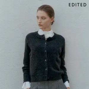 [25FW 최신상] 에디티드 울혼방 크루넥 가디건 3종