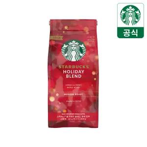 [무배+5만원 랜덤굿즈] 스타벅스 분쇄원두 홀리데이 190g