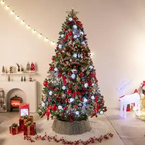 아트박스/플라워트리 크리스마스 트리 풀세트 베리레드보석 250cm 양면
