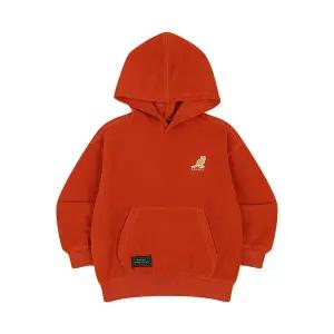 [캉골키즈](강남점)로고 포인트 플리스 후디 RD 0201 오렌지_ARDCHT02010OG