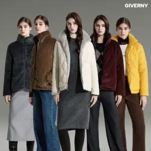 [하프클럽/지베르니]지베르니 25FW FAUX 밍크퍼 리버시블 패딩 1종