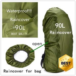 100% 호환 레인 커버 배낭 90L 방수 가방 카모 전술 야외 캠핑 하이킹 등산 먼지