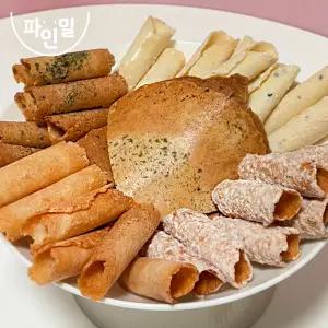 HACCP인증 옛날과자 종합전병 4종 700g+700g 1박스 (양파맛/파래김/생강/계피)