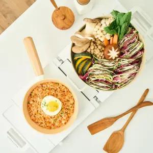 에코제트 접이식 공간절약 인덕션 2구 미니 가정용 전기렌지