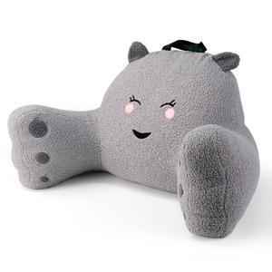 침대 소파 청소년/ 독서 베개, 파쇄된 메모리 폼으로 침대에 앉을 수 있는 등받이 팔과 세탁 가능한 커버(