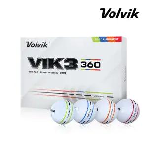 갤러리아 [볼빅 정품] 25년 신상품 VIK3 빅3 360 골프공 3피스